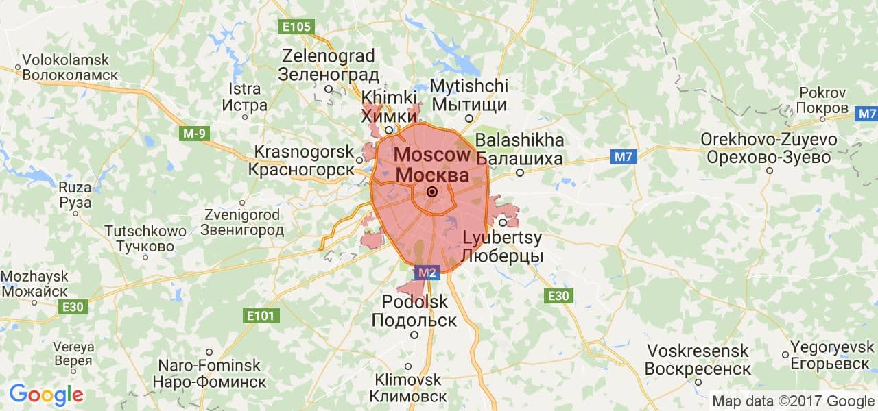 Санитарная служба Профи Клоп проводит обработки от насекомых не только в Москве но и по всей Московской области